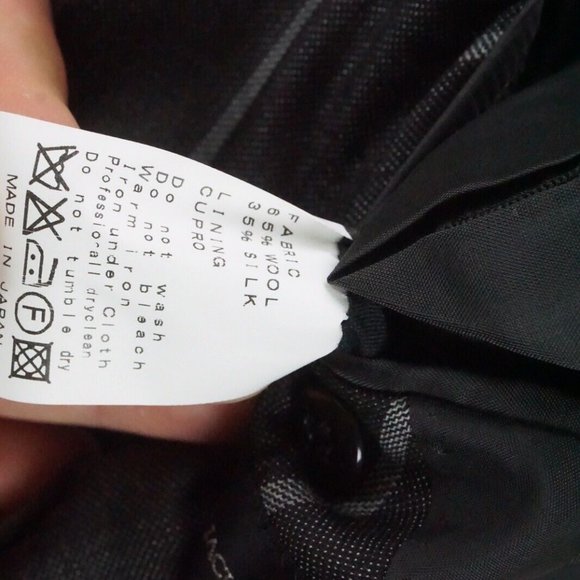 Ring Jacket Gray Wide Striped Silk Blend 2 Pc Suit Jacket Pants Sz 38 BRAND NEW - Picture 11 of 13